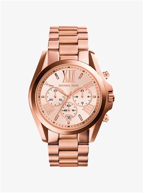 michael kors uhren rosegold 5503|Michael Kors Bradshaw Oversize Chronograph Ladies Watch .